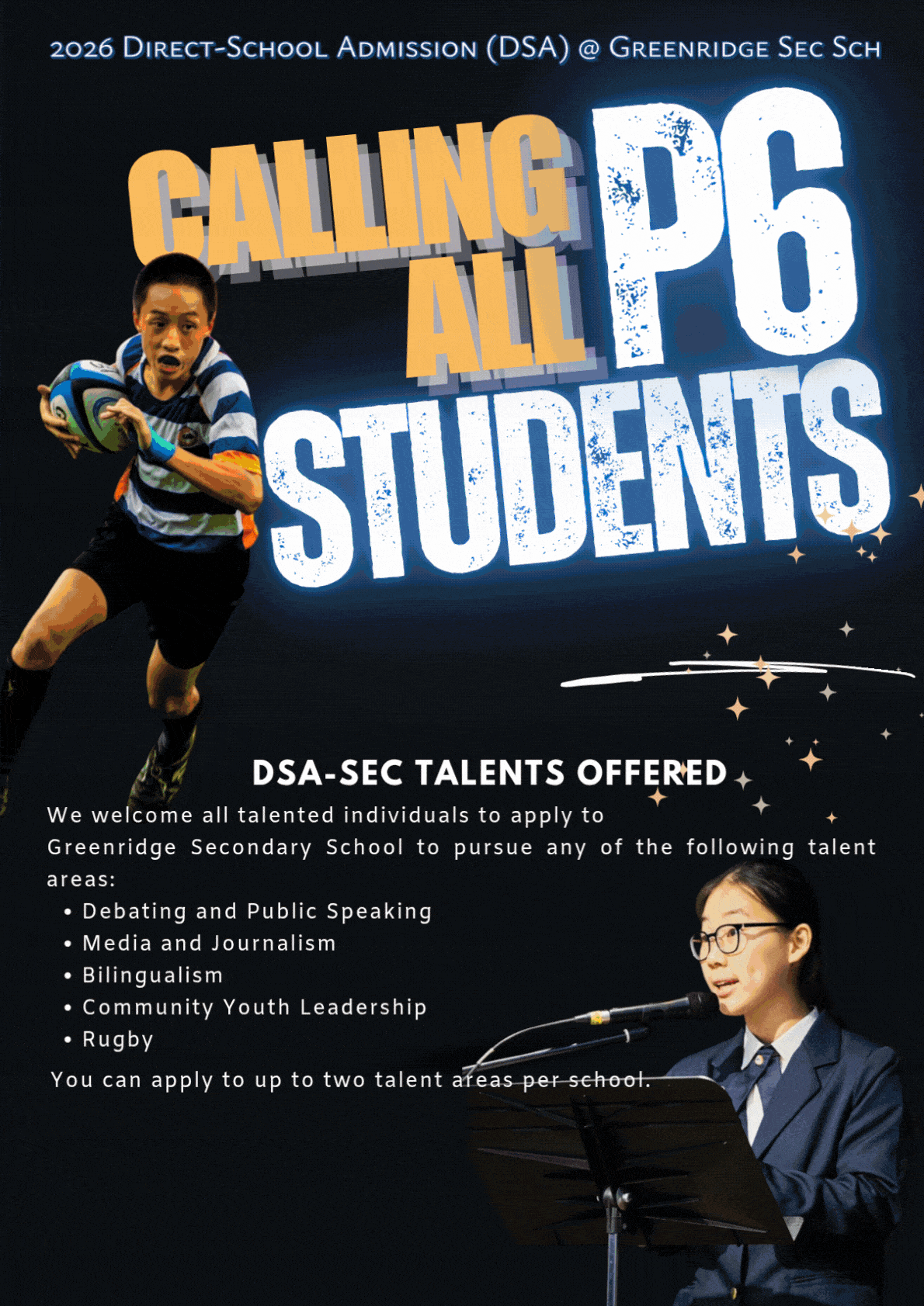 Direct School Admission Poster